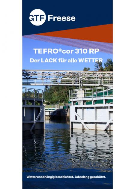 Deckblatt TEFROcor 310 RP Stahlwasserbau