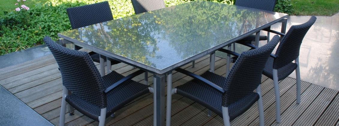 Gartentisch aus Terrazzo Freese Fußbodentechnik