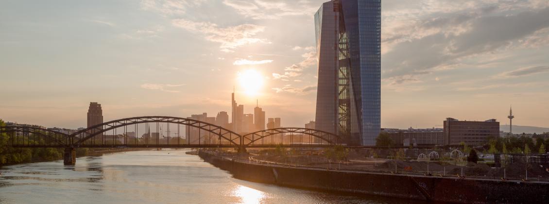 EZB Euopaeische Zentralbank Heizestrich Terrazzoboden