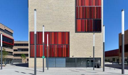 Hochschule Ruhr West Mühlheim  Fassadenansicht