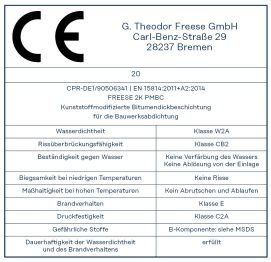 CE Kennzeichen PMBC viertel